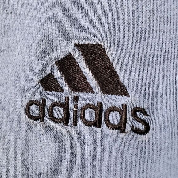 VTG Adidas Expo Sports Wear Polo Shirt Size XL Blue Logo 3 Button Rare USA Mens - Picture 5 of 12